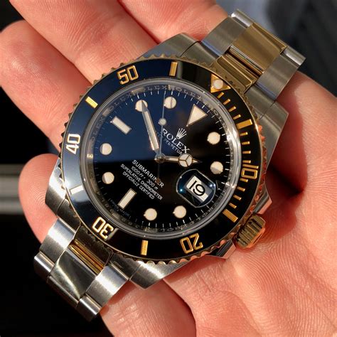 rolex submariner two tone black price|Rolex 2 tone submariner price.